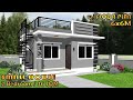 Small house with roof deck  2 bedroom  1 tb  simple house design  roof deck