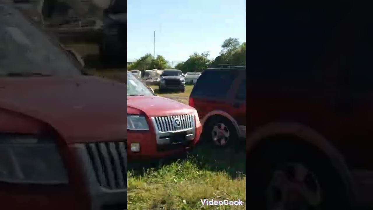 Inside Police Impound Yard East Side Detroit Michigan Wayne County