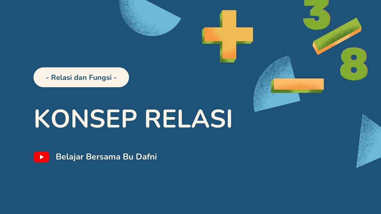 Relasi dan Fungsi - Konsep Relasi #matematika #matematikasmp #math #mathematics