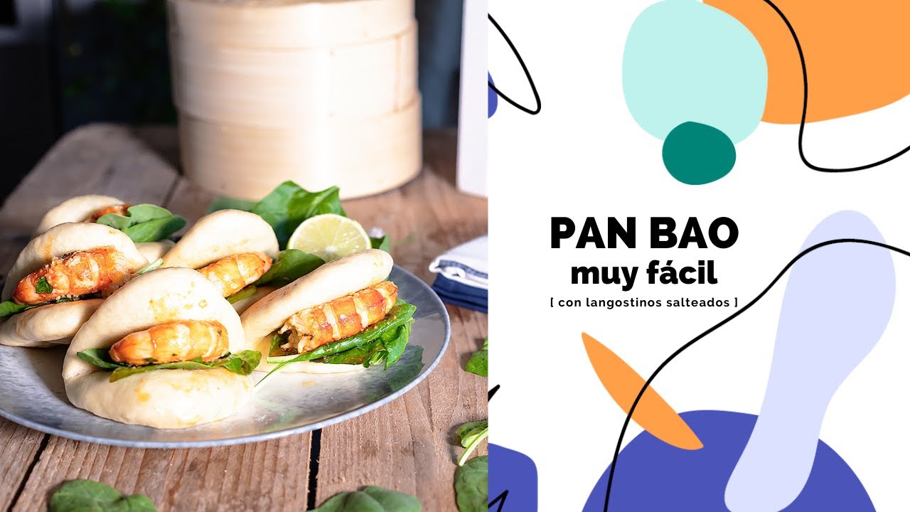 Cómo hacer pan bao forma fácil 👍🏻 y una deliciosa receta para rellenarlo  😋