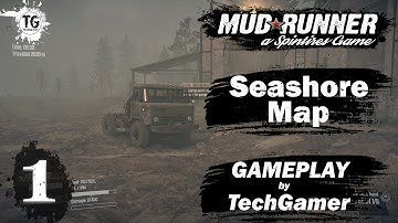 Spintires Mudrunner - Seashore Gameplay - EP 1