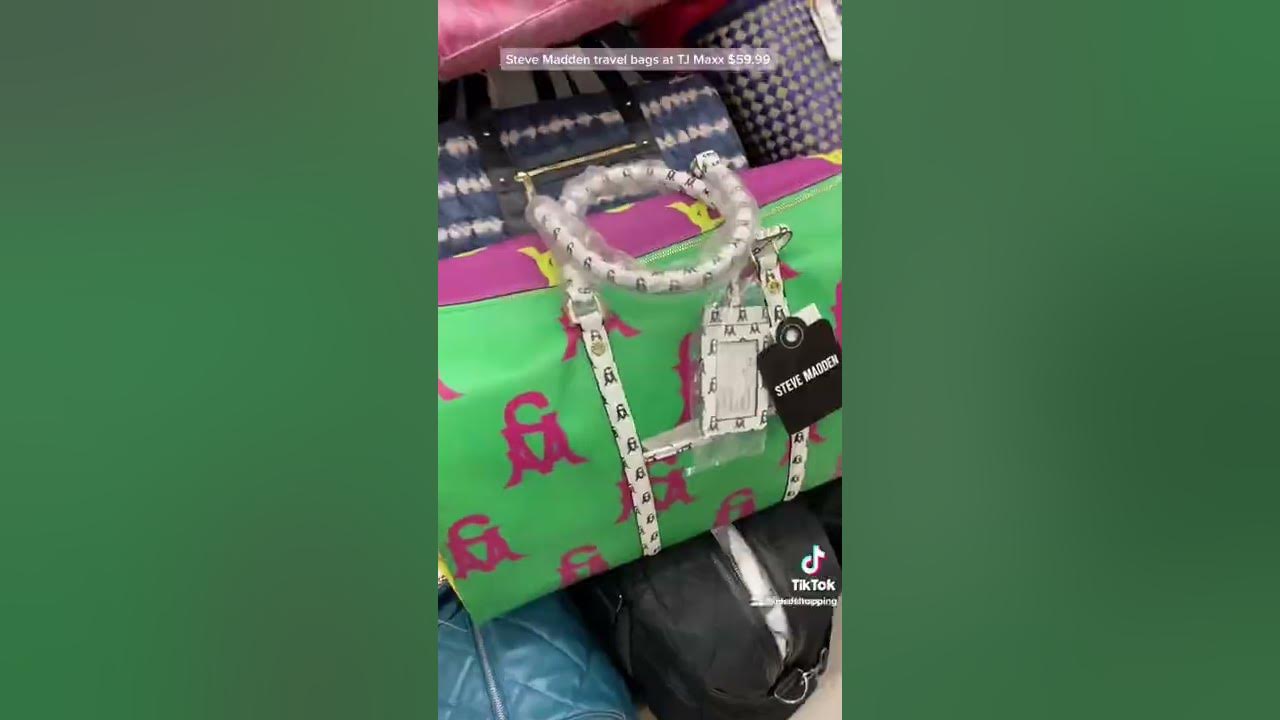 Steve Madden travel bags at TJ Maxx 