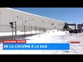 Surprise au centre de distribution de la saq de la poudre blanche dcouverte dans des conteneurs 