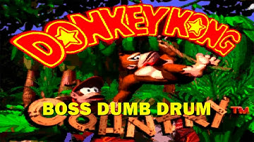 [SNES] Donkey Kong Country - Kremkroc Industries, Inc. - Boss Dumb Drum