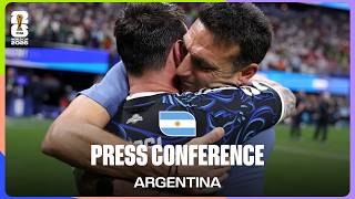 Post-Match Press Conference: Argentina's Lionel Scaloni On The 2-1 Win Over England