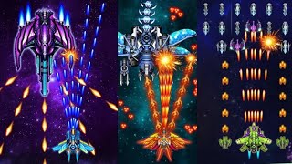 Galaxy sky shooting fighter plane anime fight and kill him ✈️ 👀  screenshot 4