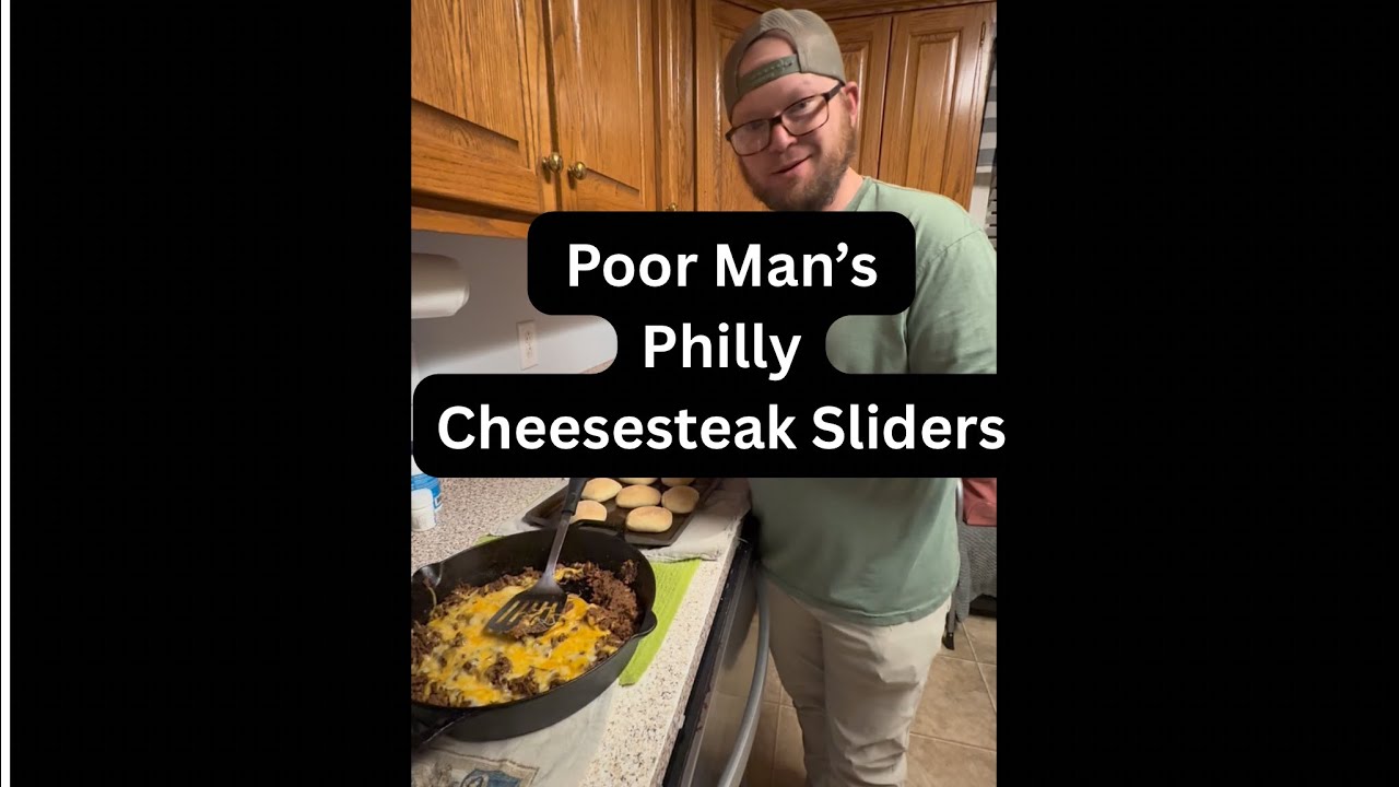 Poor Man Philly Cheesesteak Sliders With Canned Venison!
