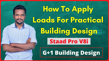 Apply loads for practical building design by staad pro software | Civil Engineering | Online course