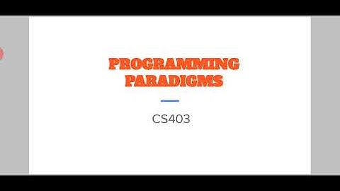 Programming Paradigms-MODULE 1-Binding,Names,scope
