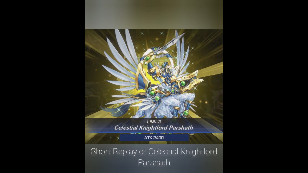 New Yu-Gi-Oh MasterDuel combo: Starry Knight, Knightlord Parshath  (combo idea by me)