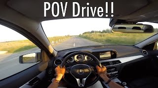 MercedesBenz C Class 2012  POV Drive! (W204)