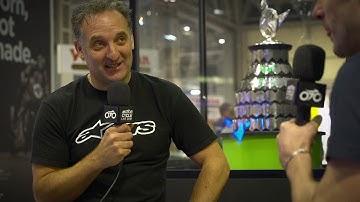 Michael Rutter chats TT with Steve Plater at Motorcycle Live