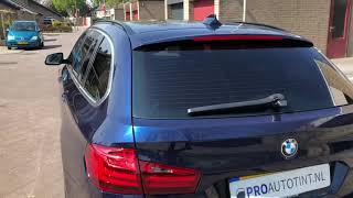 BMW 5 serie ramen blinderen achter de B stijl . www.proautotint.nl