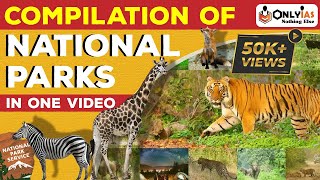 Revise All Important National Park in One Video | UPSC Prelims 2022 | Rapid CA Revision Series