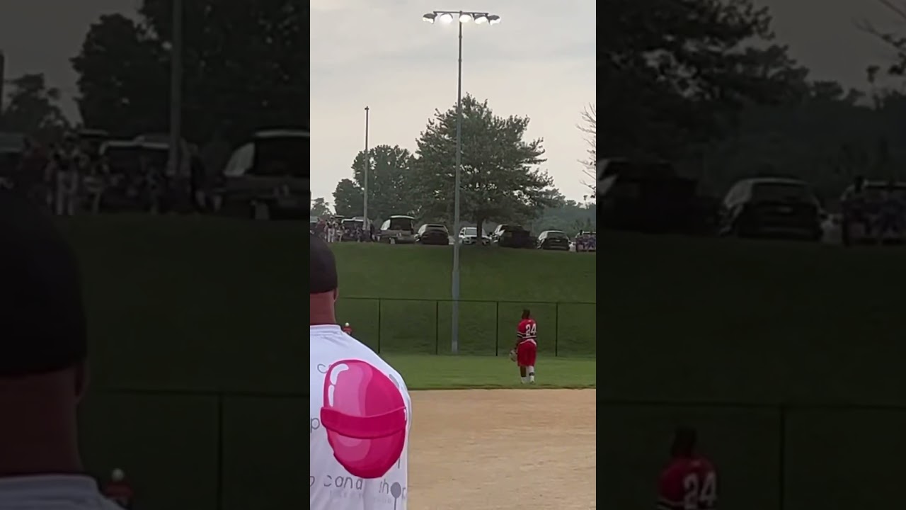 Confrence player Chris greinert hits truck with 400ft shot 