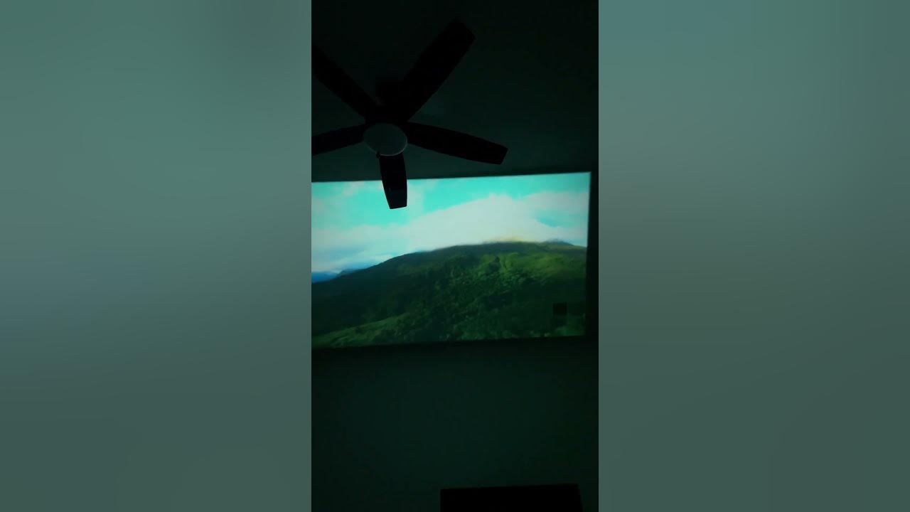 iLIVE POP-UP MOVIE THEATER KIT DEMO comparison #screenprojector - YouTube