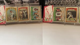 1972 Topps Baseball Cards Christmas Rack Pack Rip!