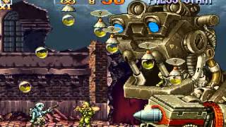 METAL SLUG 4 LEVEL 8 Mission 4 boss zombie clear screenshot 2