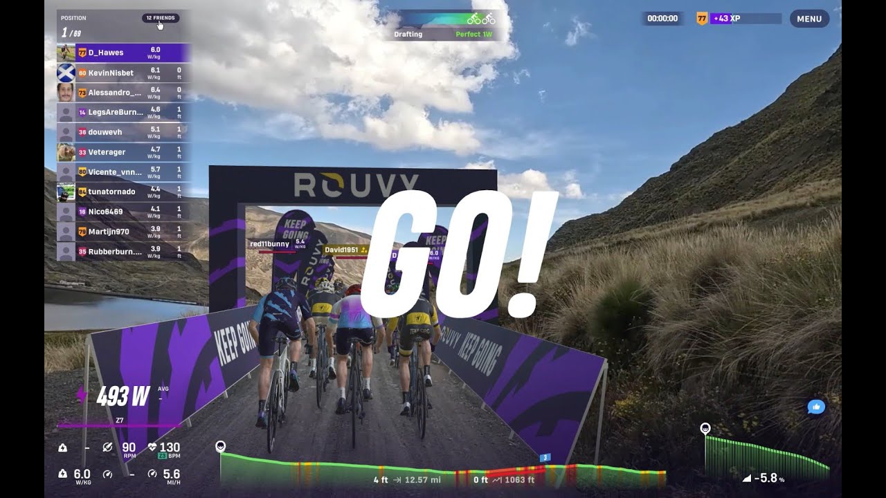 Rouvy - Team GRC Sunday Short Race - 28 Dec 2025