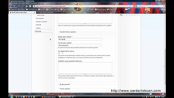 Drupal İçerik türü eklemek 1. Bölüm (Add Drupal content type Part 1)