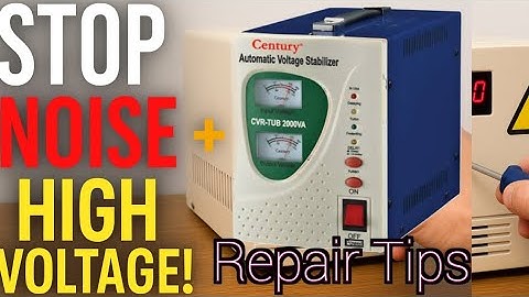 Simple Way to Fix a Faulty Stabilizer (High Voltage + Noise