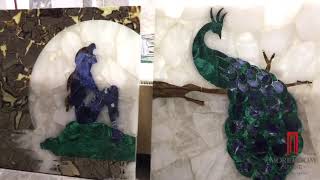 Luxury Design Backlit Decorative Gemstone Tile and Slab from MOREROOM STONE