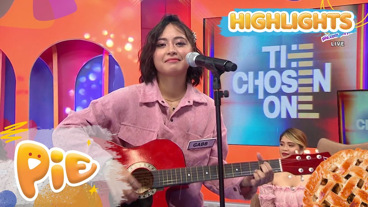 Gabb Skribikin sings her original song! Luke, kinilig?! | THE CHOSEN ONE | PIE Channel's Banner