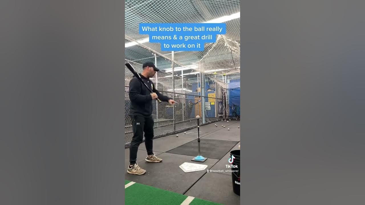 What knob to the ball really means when hitting. YouTube