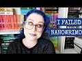 I failed nanowrimo