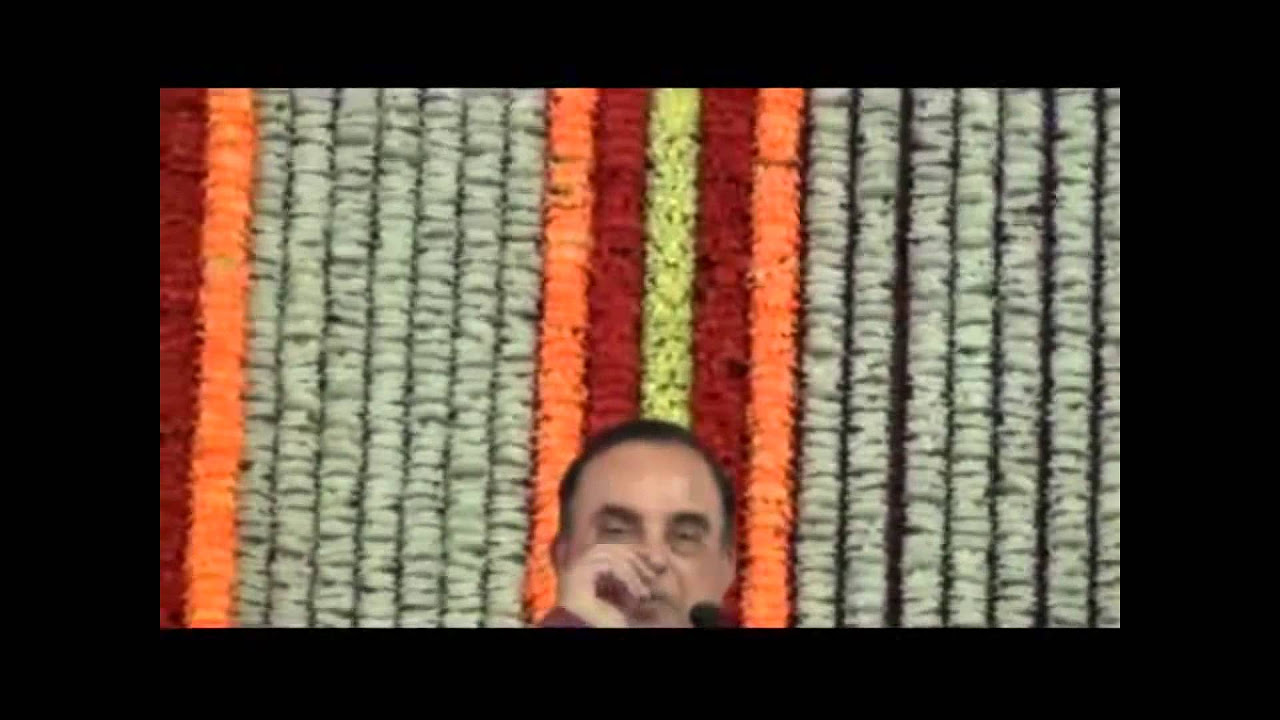 Dr Subramanian Swamy speech during Hyderabad Patriotic Tweeple meet