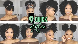 9QUICK AMAZING HAIR STYLES by: thechicnatural                   TRENDY hair styles