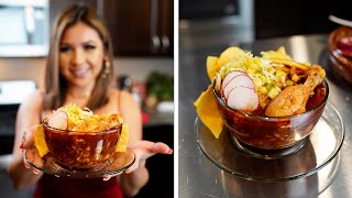 How to Make the BEST RED CHICKEN POZOLE | Pozole Rojo De Pollo screenshot 4