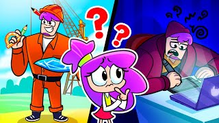 Where is My Daddy? 😭 Learn Professions 🤩 Funny English for Kids!