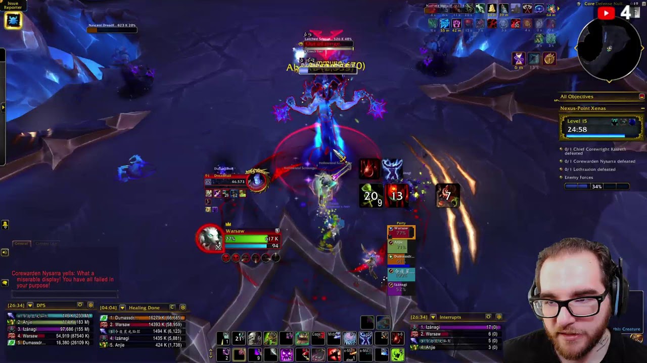 Blood DK Mythic+ Pugging in the Midnight Beta | WoW Tank POV