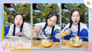 Nấu Hủ Tiếu Bằng Rau Câu, Sữa Với Vải Thiều, Ổn Quá Trời Ổn... Viên Vibi