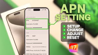 iOS17: How to Change APN Settings in iPhone! [Add/Change/Setup] screenshot 3