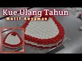 Menghias Kue Ulang Tahun Motif Anyam Mudah dan Sederhana || Make a Cake Birthday Simple and easy