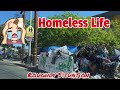 Los Angeles homeless encampment Very Rough Situation