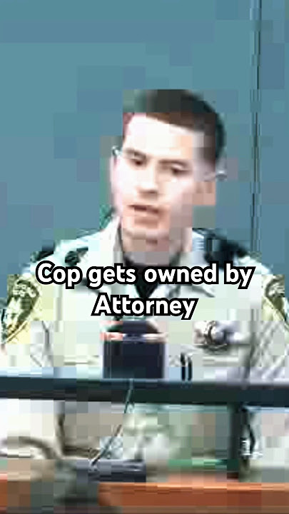 Cop gets OWNED by Lawyer #attorney #lawyer #investigation