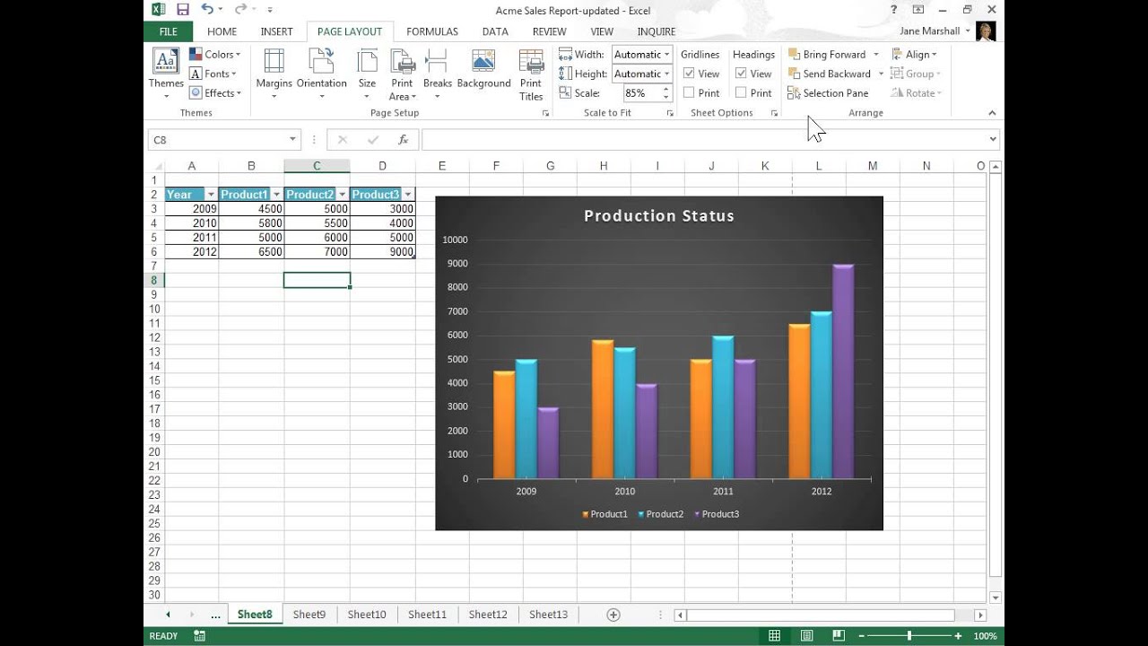 Excel 2013 Pin the Ribbon YouTube