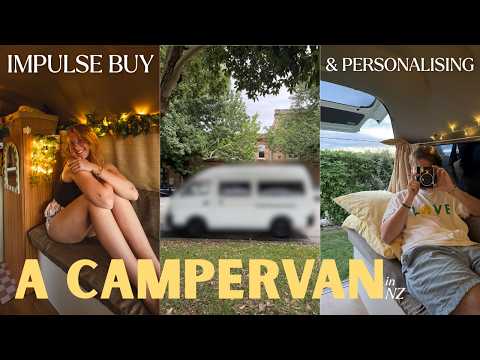 We bought the FIRST Campervan we saw in New Zealand...