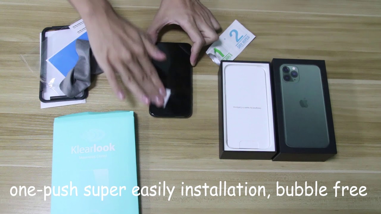How To Install HD Glass Screen Protector for 5.8" iPhone 11 Pro for