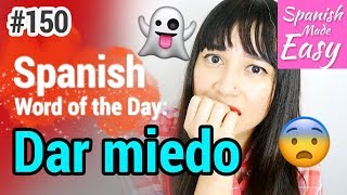 Learn Spanish: Dar Miedo | Spanish Word of the Day #150 [Spanish Lessons] Resimi