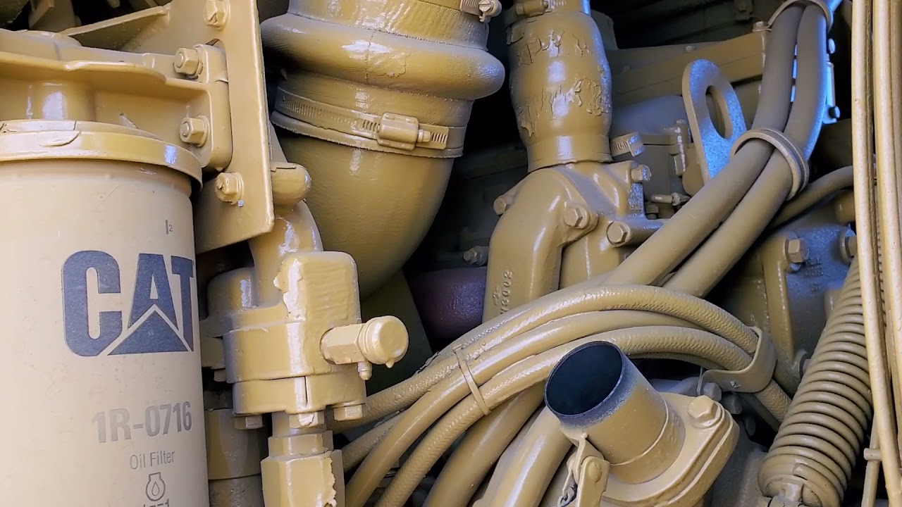 Caterpillar 621B 9781 Blowby Video YouTube