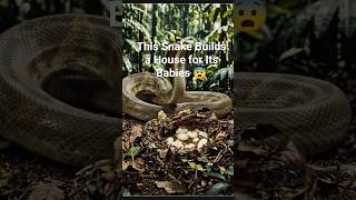 This Snake Builds a House for Its Babies 😨