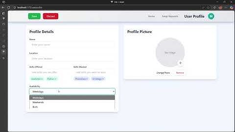 Skill Swap|| Odoo Hackathon || Hackathonpaglus