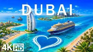 Dubai 4K 🇦🇪 Aerial Views of Iconic Skyscrapers & Desert Landscapes – Deep House Chill