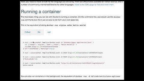 Docker Tip: Docker Remote API