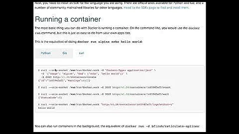 Docker Tip: Docker Remote API