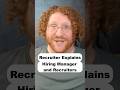 Differences Between a HIRING MANAGER and a RECRUITER | Recruiter Explains